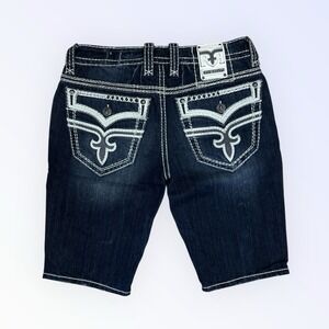 ROCK REVIVAL JERRET SHORTS MENS 32 INSEAM 13